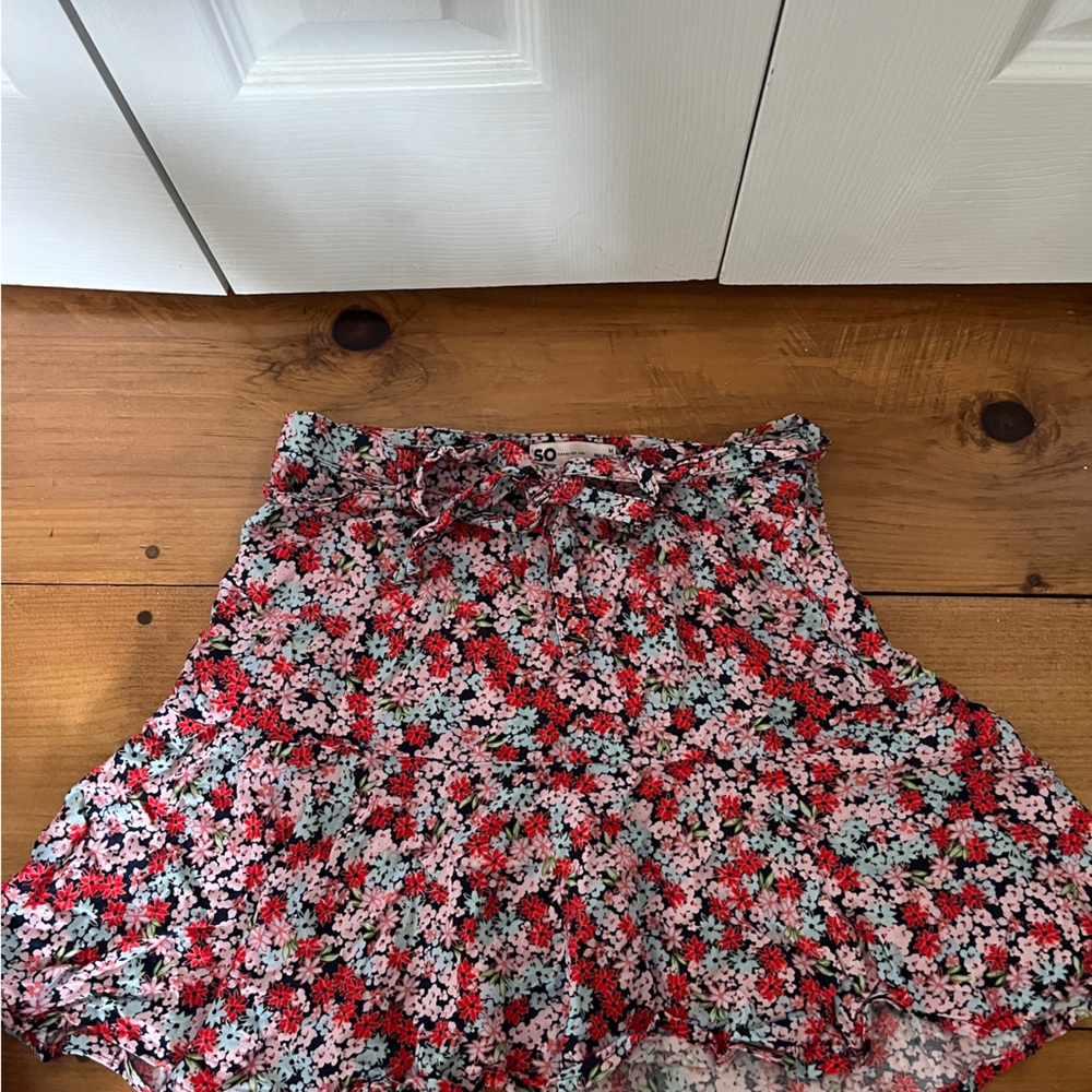 Floral Mini skirt